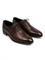 Premium Plain Toe Oxford Shoes – 100% Genuine Full Grain Leather (Leather Sole)