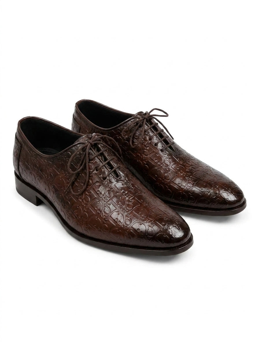 Premium Plain Toe Oxford Shoes – 100% Genuine Full Grain Leather (Leather Sole)
