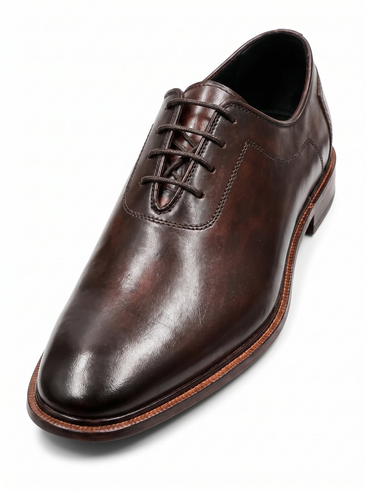 Handmade Dark Brown Wholecut Oxford Shoes – Premium Genuine Leather Formal Dress Shoes