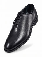 Premium Plain Toe Oxford Shoes – 100% Genuine Full Grain Leather (Leather Sole)