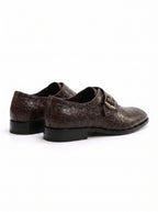 Premium Single Monk Strap Shoes – Genuine Leather (Formal Wear)