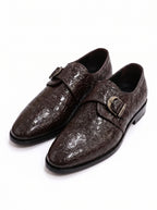 Premium Single Monk Strap Shoes – Genuine Leather (Formal Wear)