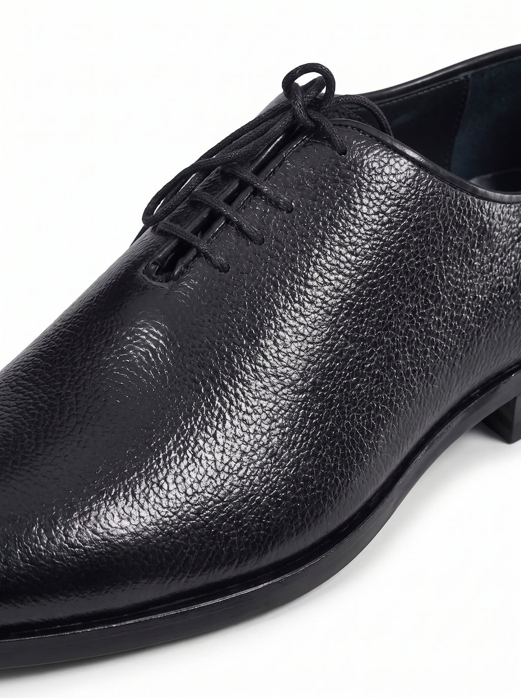 Premium Plain Toe Oxford Shoes – 100% Genuine Full Grain Leather (Leather Sole)