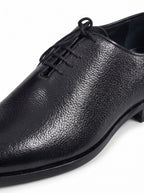 Premium Plain Toe Oxford Shoes – 100% Genuine Full Grain Leather (Leather Sole)