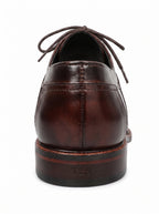 Handmade Dark Brown Wholecut Oxford Shoes – Premium Genuine Leather Formal Dress Shoes