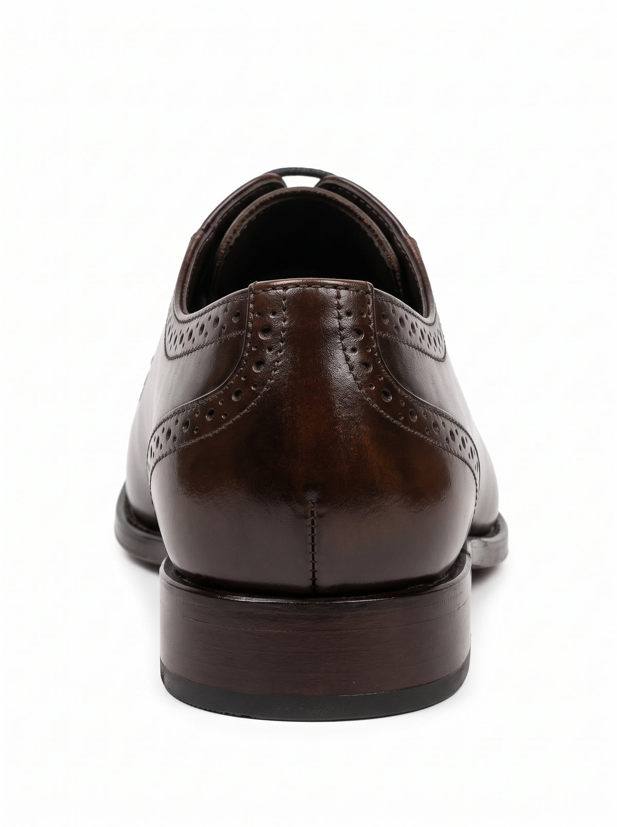Premium Dark Brown Leather Brogue Oxford Shoes for Men – Handmade Genuine Leather | TLS