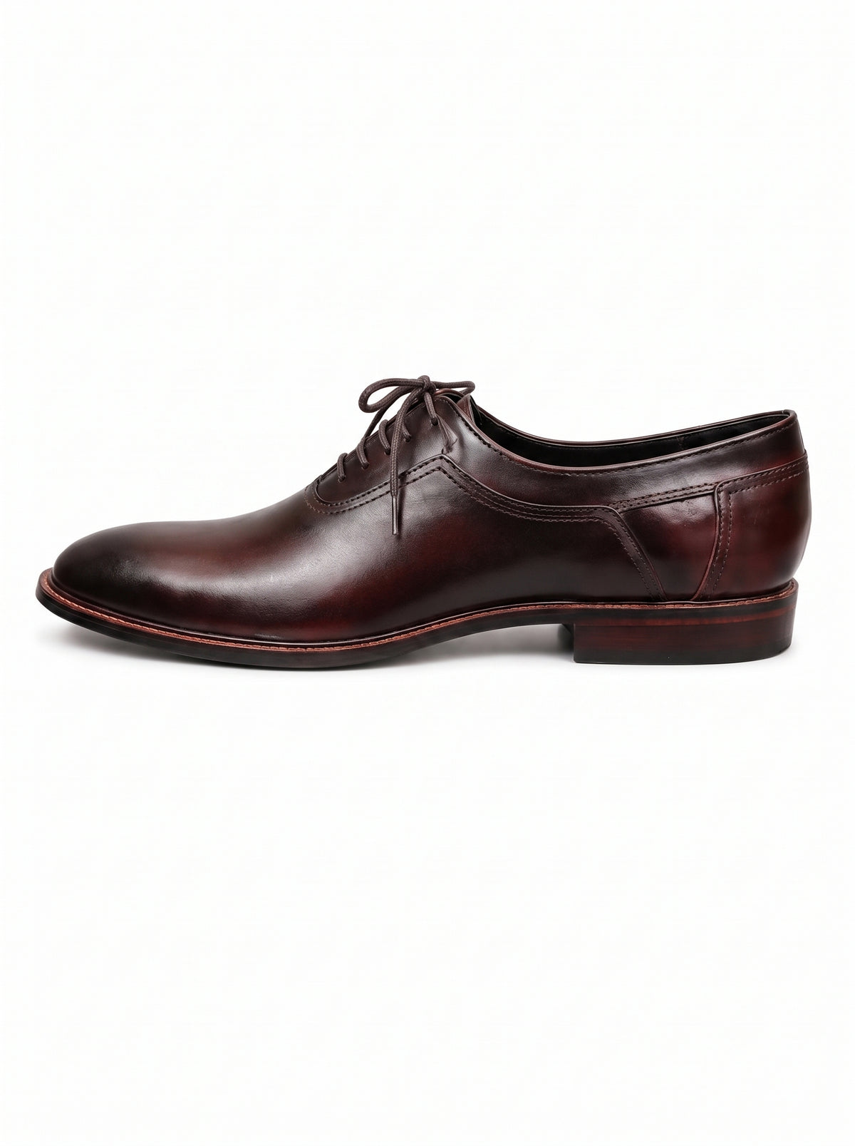Handmade Dark Brown Wholecut Oxford Shoes – Premium Genuine Leather Formal Dress Shoes
