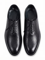 Premium Plain Toe Oxford Shoes – 100% Genuine Full Grain Leather (Leather Sole)