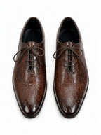 Premium Plain Toe Oxford Shoes – 100% Genuine Full Grain Leather (Leather Sole)