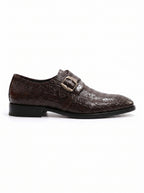 Premium Single Monk Strap Shoes – Genuine Leather (Formal Wear)