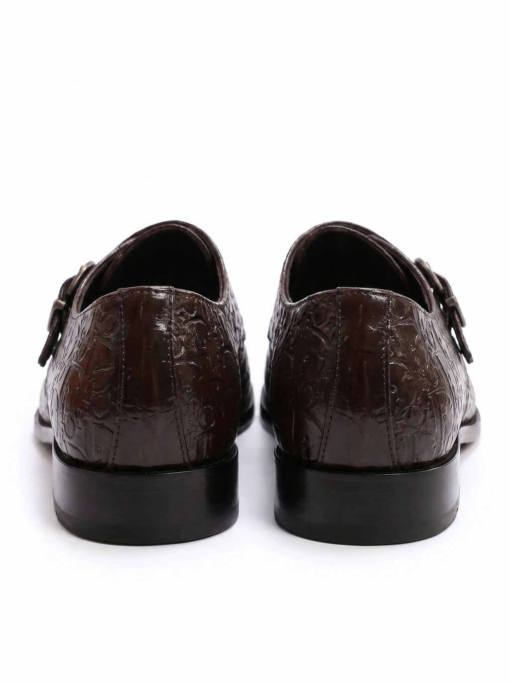 Premium Single Monk Strap Shoes – Genuine Leather (Formal Wear)