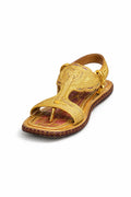 Peshawari Tilla Karhai Chappal – Gold & Silver Embroidery (Premium Handmade)