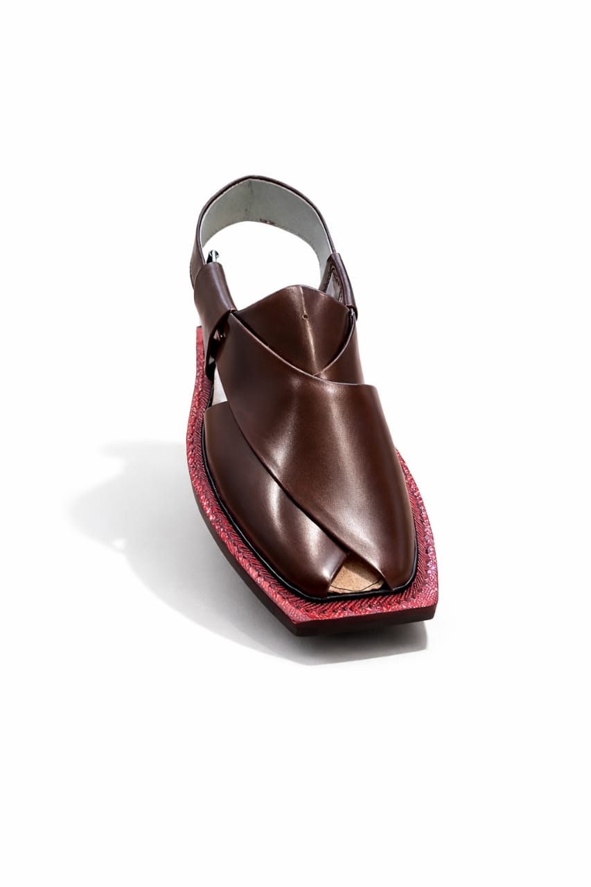 Narozi Plain Peshawari Chappal – Premium Leather (Classic Daily Wear)