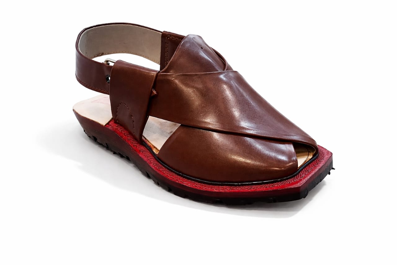 Narozi Plain Peshawari Chappal