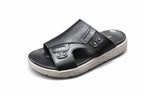 Premium Leather Slippers – Soft Cushion Comfort (Daily Wear)