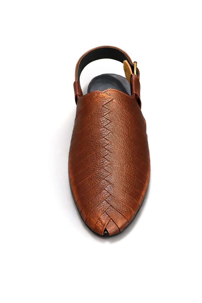 Premium Urban Peshawari Chappal – Rubber Folding Sole (Comfort Fit)
