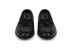 Premium Handwoven Leather Loafers – Tassel Design Slip-On (Comfort Fit)