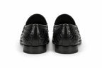 Premium Handwoven Leather Loafers – Tassel Design Slip-On (Comfort Fit)