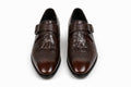 Premium Single Monk Strap Shoes – Genuine Leather (Formal Wear)