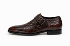 Premium Single Monk Strap Shoes – Genuine Leather (Formal Wear)