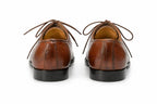 Premium Plain Toe Oxford Shoes – 100% Genuine Full Grain Leather (Leather Sole)