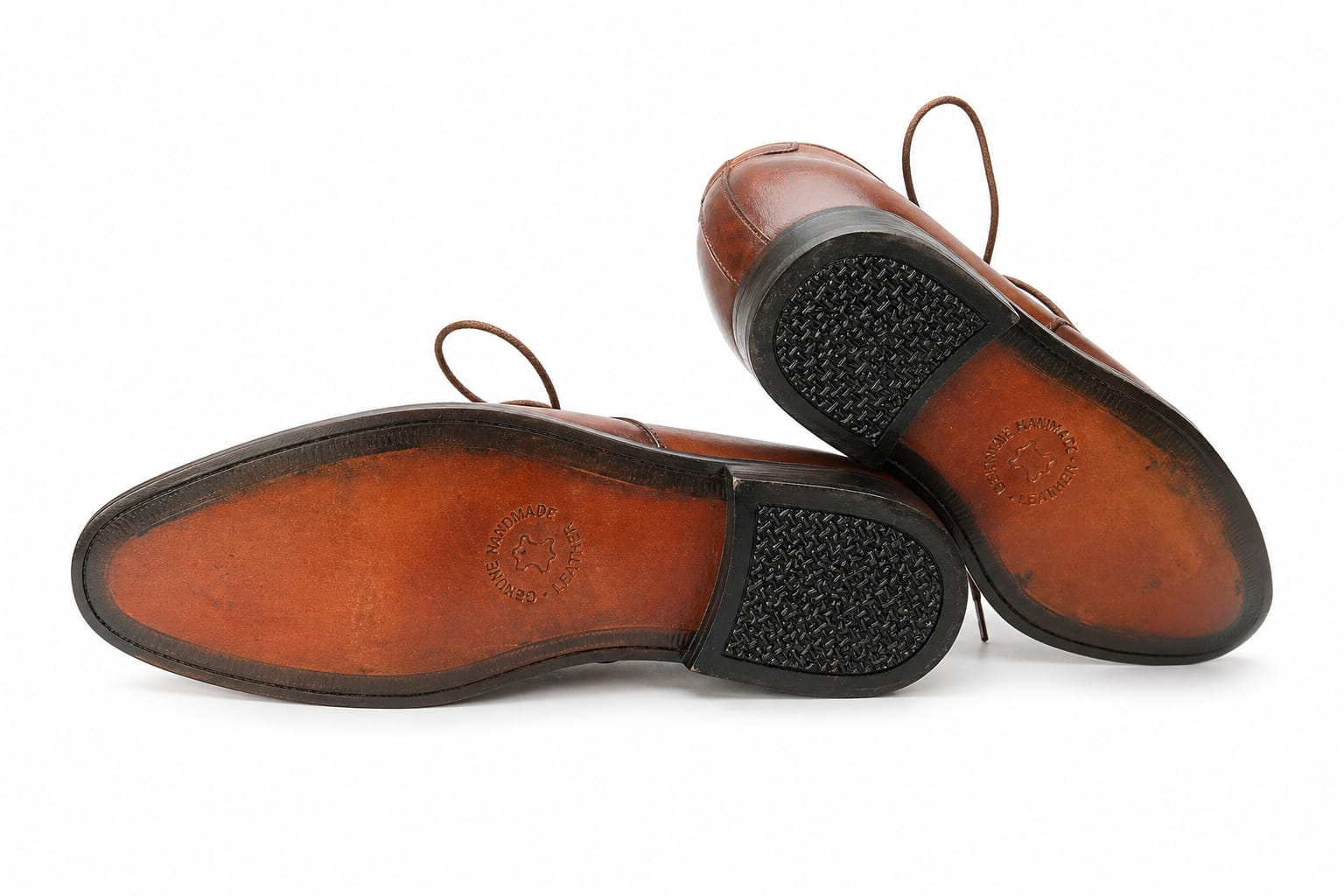 Premium Plain Toe Oxford Shoes – 100% Genuine Full Grain Leather (Leather Sole)
