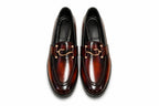 Premium Handwoven Leather Loafers – Tassel Design Slip-On (Comfort Fit)