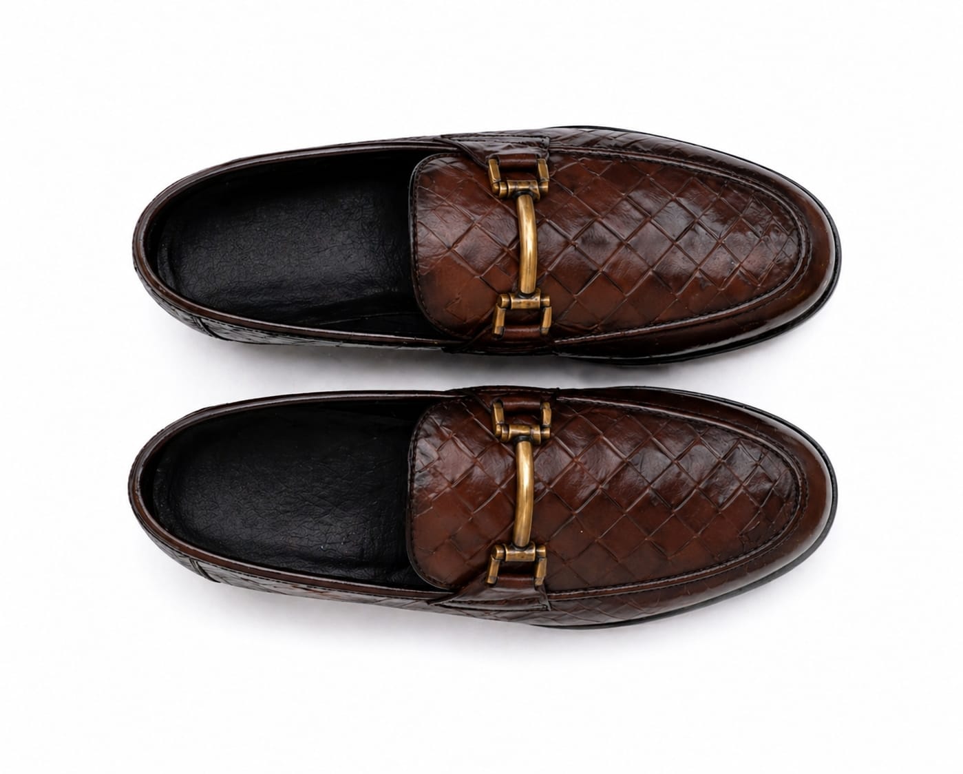Premium Handwoven Leather Loafers – Tassel Design Slip-On (Comfort Fit)