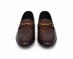 Premium Handwoven Leather Loafers – Tassel Design Slip-On (Comfort Fit)