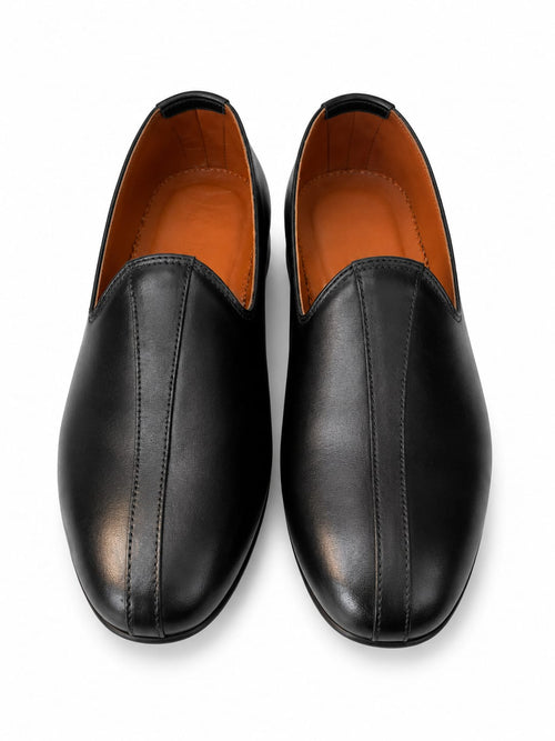 Classic Genuine Leather Loafers – Khussa Style Slip-On (Comfort Fit)