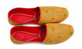 Khussa Tilla Fancy Leather (Customized)– Gold & Silver Embroidery (Premium Handmade)