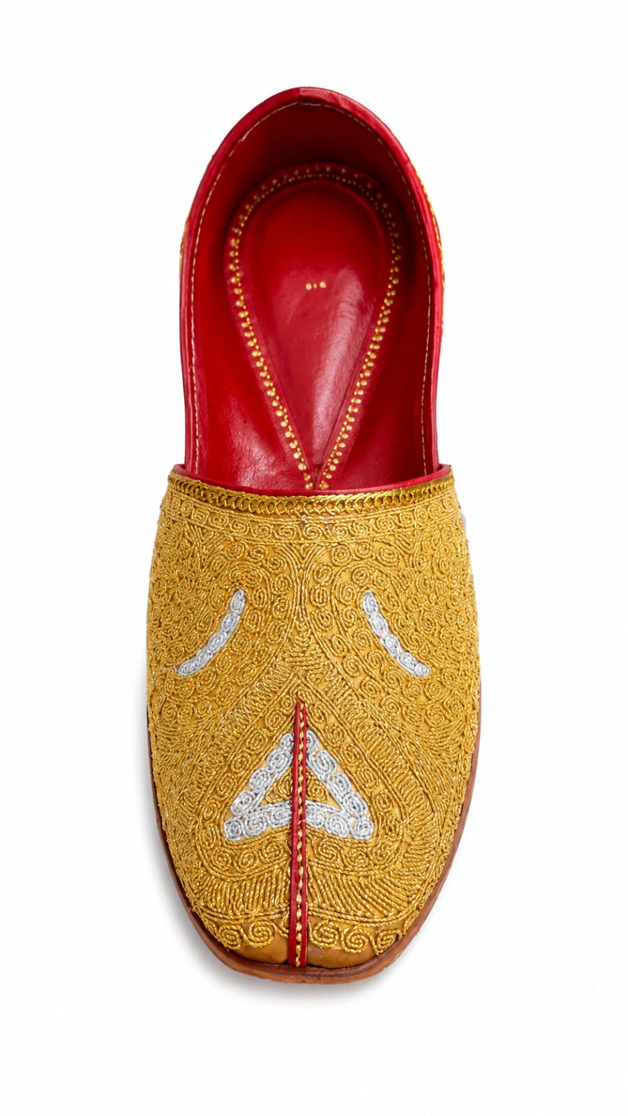 Khussa Tilla Fancy Leather (Customized)– Gold & Silver Embroidery (Premium Handmade)