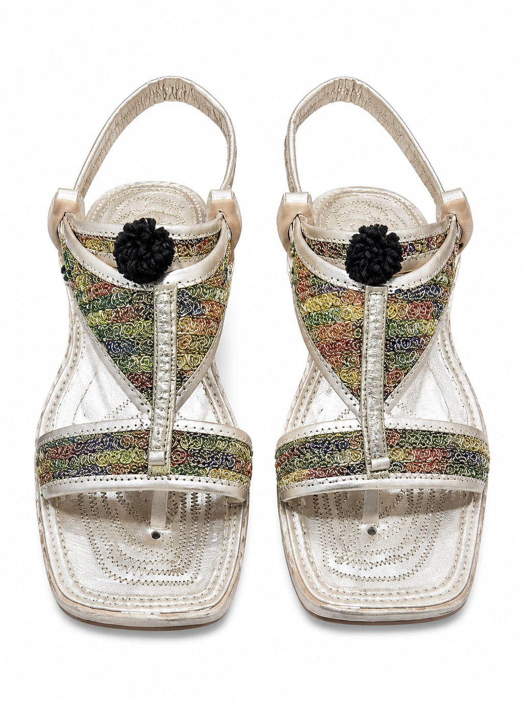 Fancy Kohati Multi Tilla Kheri – Handmade Traditional Leather Sandal