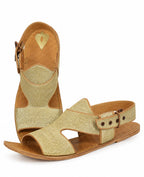 Fancy Peshawari Kohati Special Tilla Work Kheri –(Customized) Handmade Traditional Leather Sandal