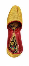 Khussa Tilla Special  Fancy Leather (Customized)– Gold & Silver Embroidery (Premium Handmade)