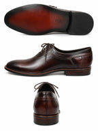 Handmade Dark Brown Wholecut Oxford Shoes – Premium Genuine Leather Formal Dress Shoes