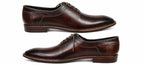 Handmade Dark Brown Wholecut Oxford Shoes – Premium Genuine Leather Formal Dress Shoes
