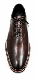 Handmade Dark Brown Wholecut Oxford Shoes – Premium Genuine Leather Formal Dress Shoes