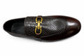 Premium Horsebit Snake-Embossed Leather Loafers