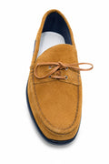 Premium Tan Suede Driving Loafers – Handcrafted Casual Slip-On Shoes for Men