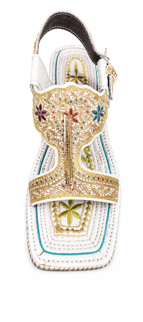 Fancy Kohati Tilla Kheri – Handmade Traditional Leather Sandal