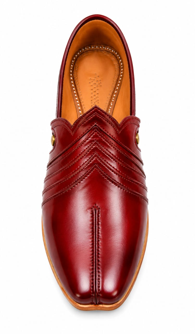 Handmade Leather Khussa for Men – Customized Premium (Pure Leather)