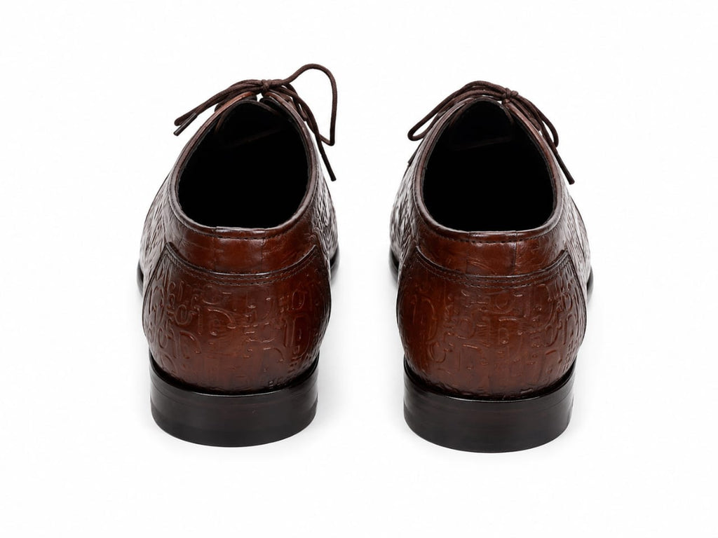 Premium Plain Toe Oxford Shoes – 100% Genuine Full Grain Leather (Leather Sole)