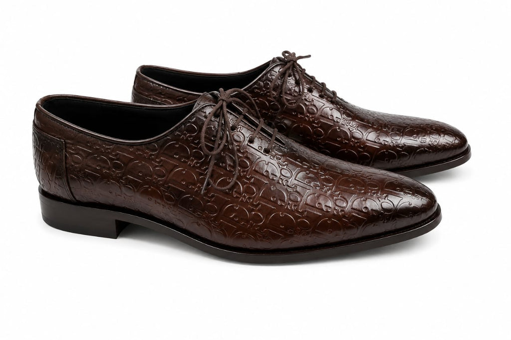 Premium Plain Toe Oxford Shoes – 100% Genuine Full Grain Leather (Leather Sole)