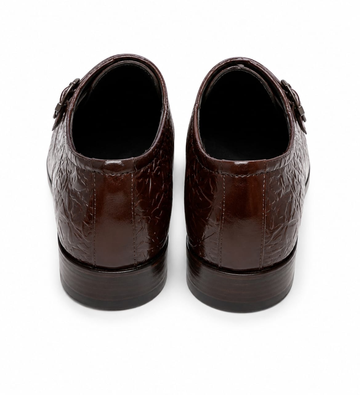 Premium Single Monk Strap Shoes – Genuine Leather (Formal Wear)