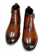 Chelsea Leather Boots for Men – Leather Premium Slip-On (Classic & Modern Style)