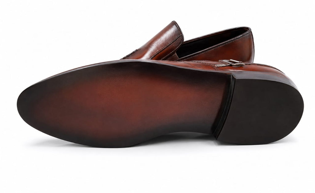 Classic Genuine Leather Loafers – Khussa Style Slip-On (Comfort Fit)