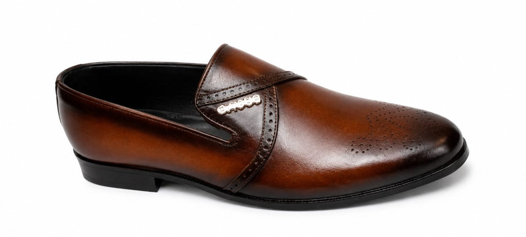 Classic Genuine Leather Loafers – Khussa Style Slip-On (Comfort Fit)