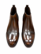 Premium Brown Leather Chelsea Boots for Men – Handmade Genuine Leather | TLS