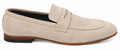 Premium Beige Suede Penny Loafers  – Handmade Genuine Leather | TLS